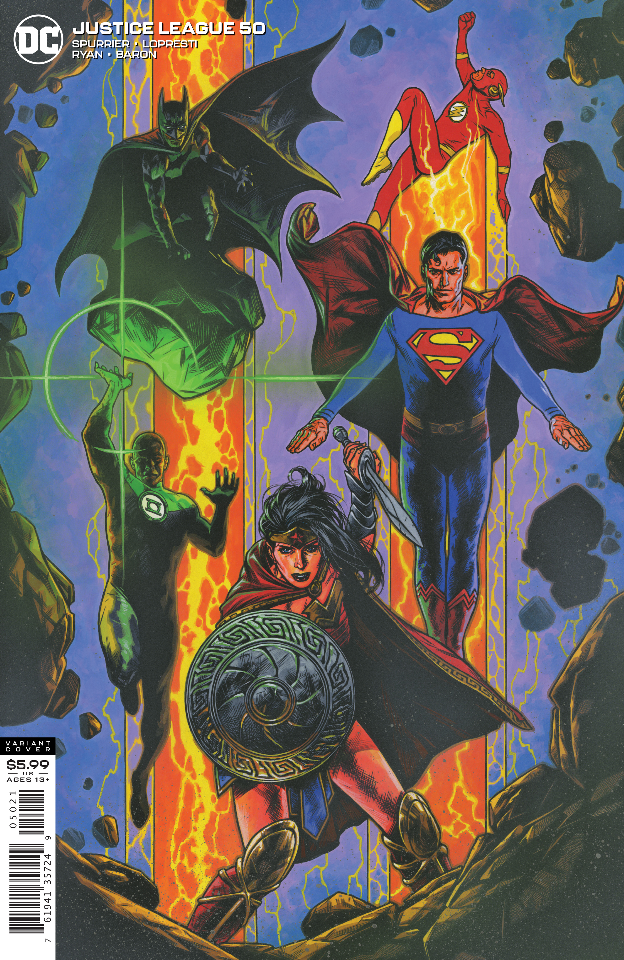 Justice League #50 Travis Charest Variant Edition (2018)