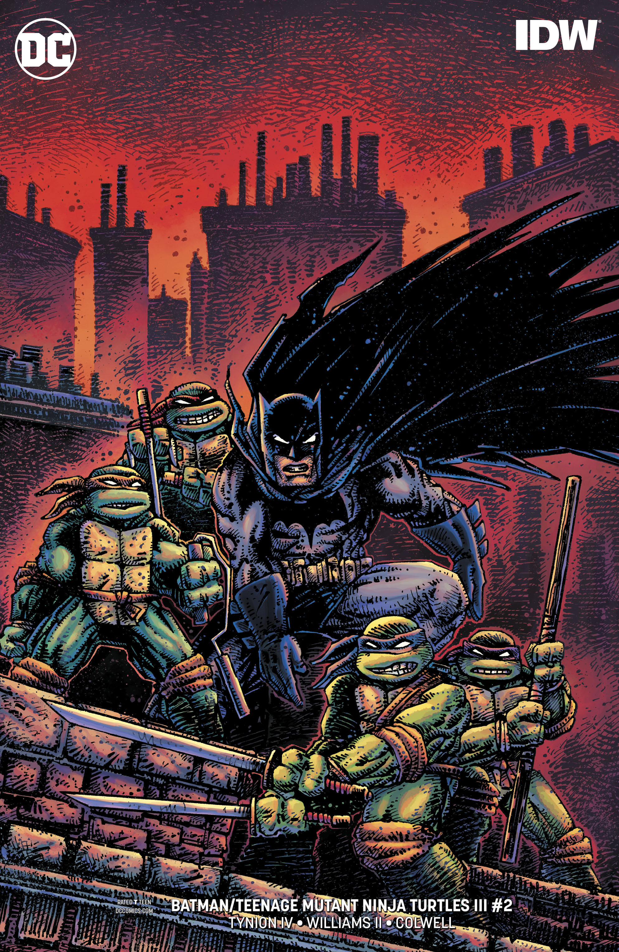 Batman Teenage Mutant Ninja Turtles III #2 Variant Edition (Of 6)