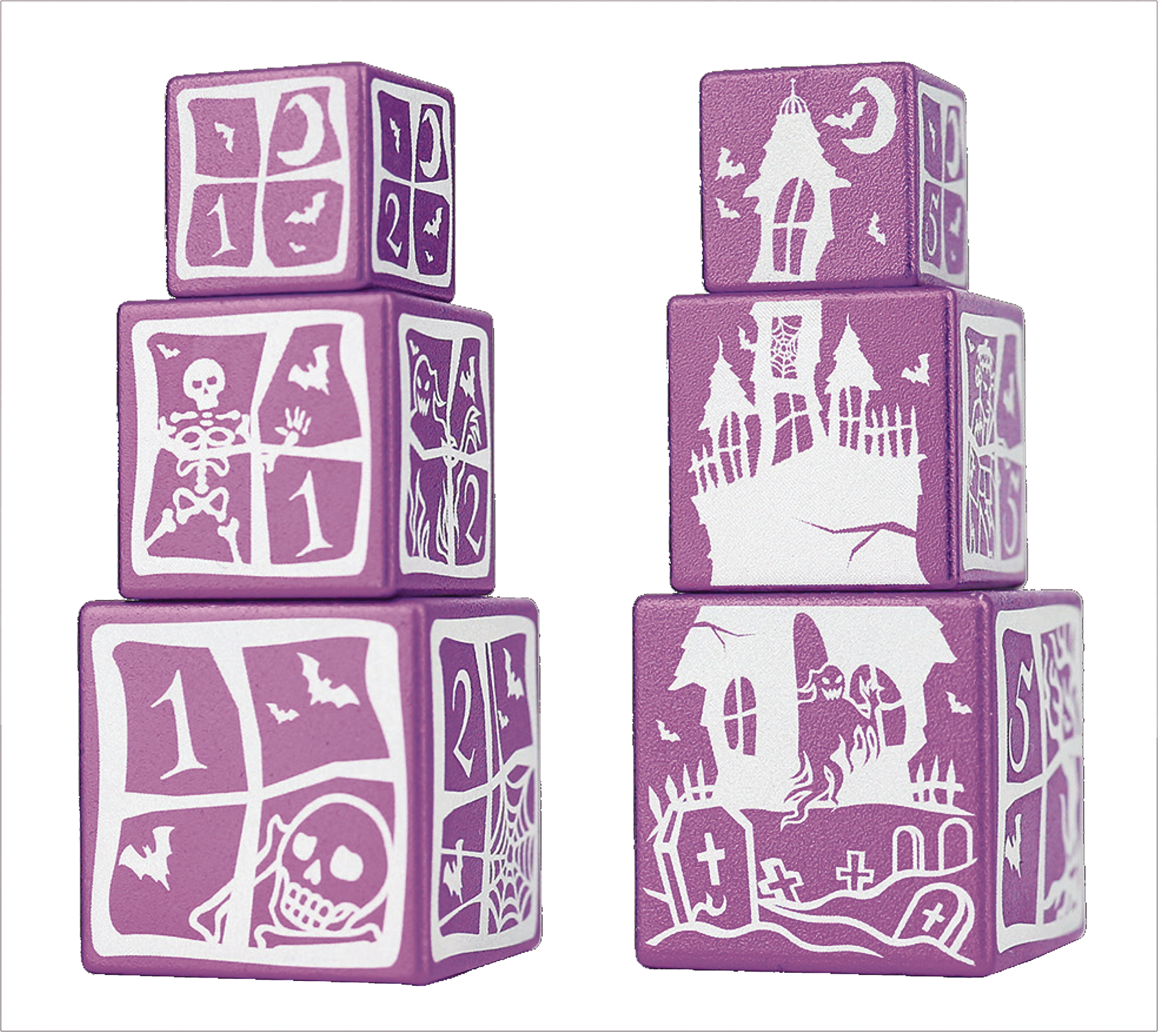 Haunted House Stackable D6 Dice (3)