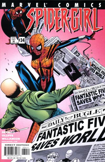 Spider-Girl #34 [Direct]-Fine (5.5 – 7)