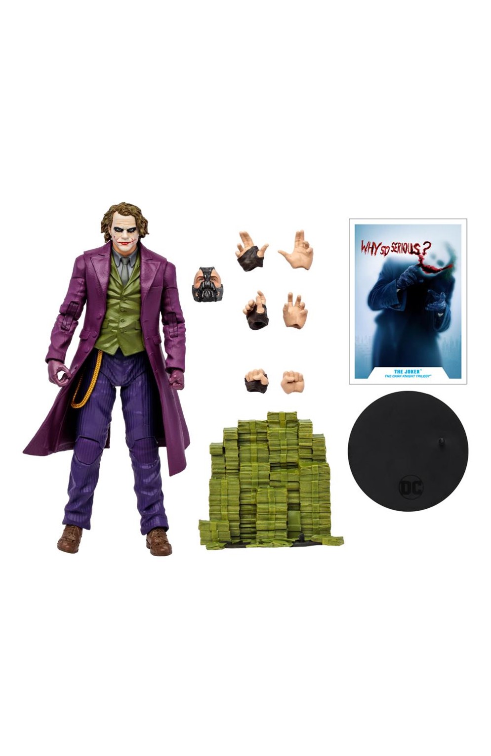 DC Build-A The Dark Knight Trilogy The Joker 7-Inch Scale Action Figure