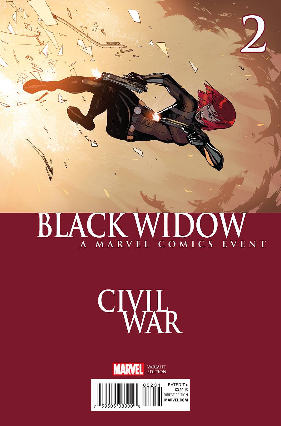 Black Widow #2 Civil War Variant (2016)