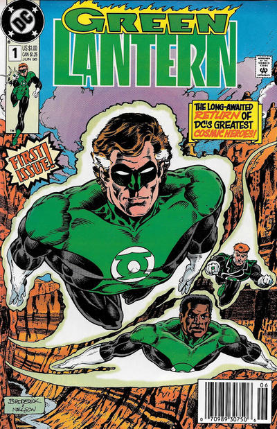 Green Lantern #1 (1990) [Newsstand]-Fine (5.5 – 7)