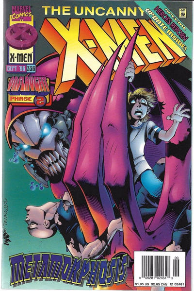 The Uncanny X-Men #336 [Newsstand]-Fine (5.5 – 7)