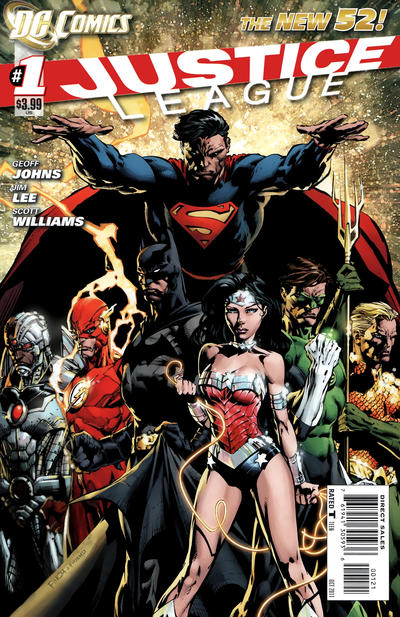 Justice League #1 [David Finch / Richard Friend Cover] - Fn- 