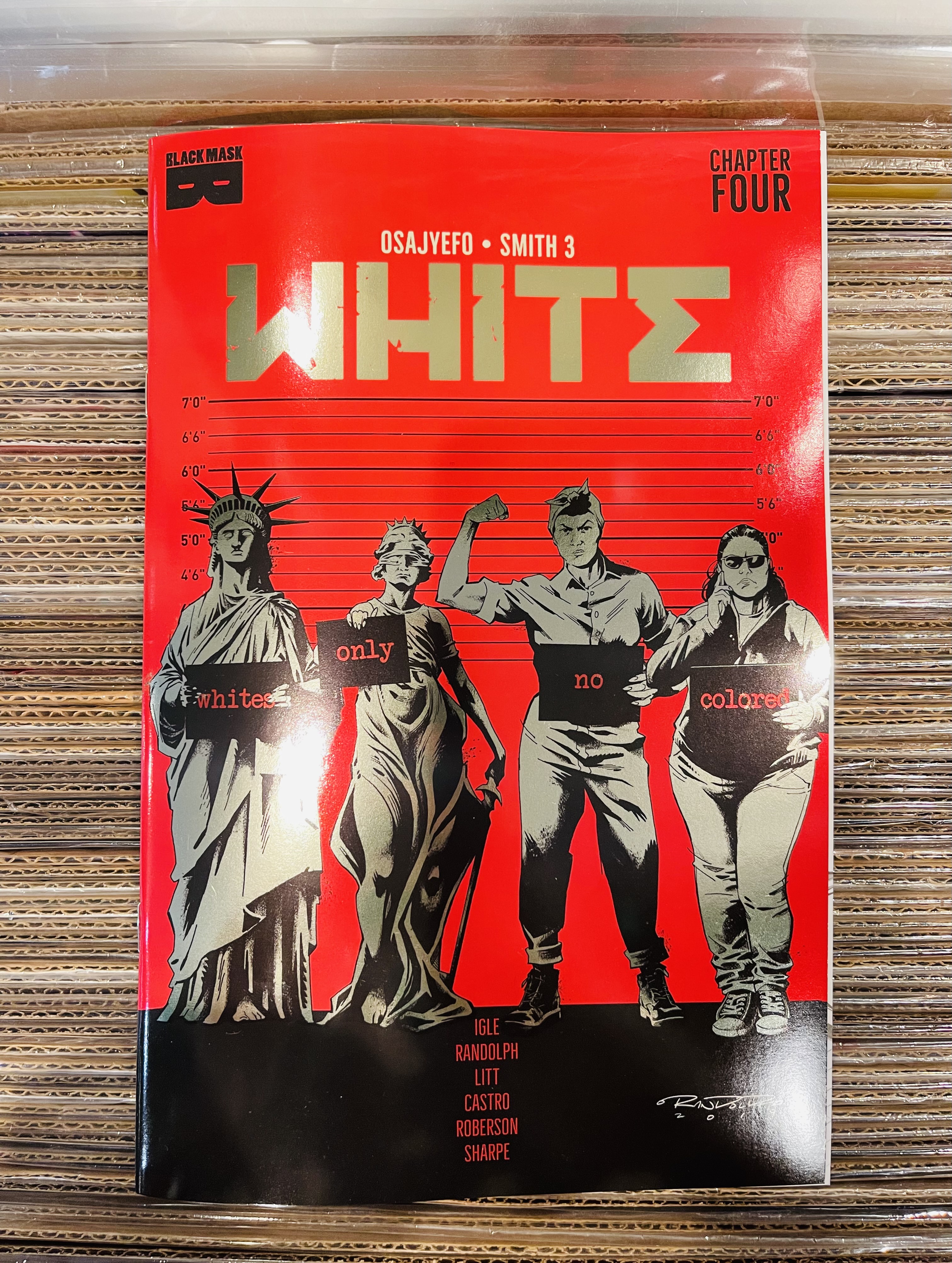 White #4 Cape & Cowl Comics Exclusive Foil Variant