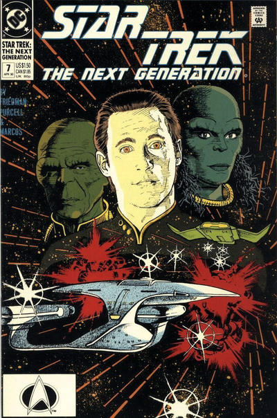 Star Trek: The Next Generation #7 [Direct](1989)-Very Fine (7.5 – 9)