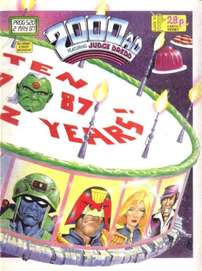 2000 AD #520-Near Mint (9.2 - 9.8)