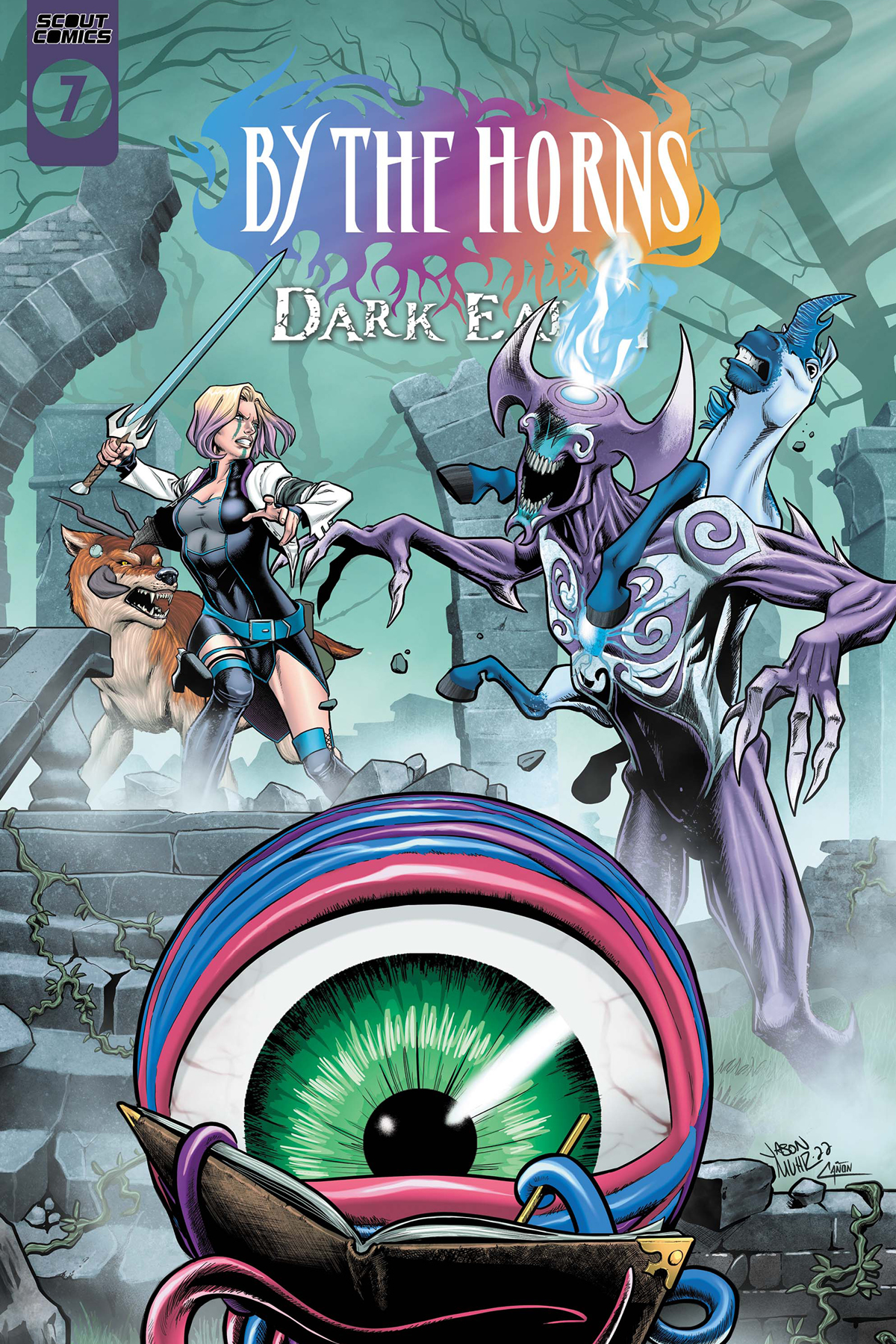 By The Horns Dark Earth #7 (Mature) (Of 8)