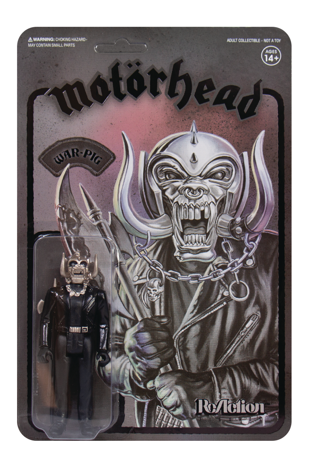 Motorhead Warpig Black Metal Version Reaction Figure