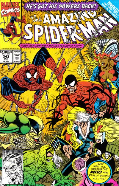 The Amazing Spider-Man #343 [Direct]-Very Good (3.5 – 5)