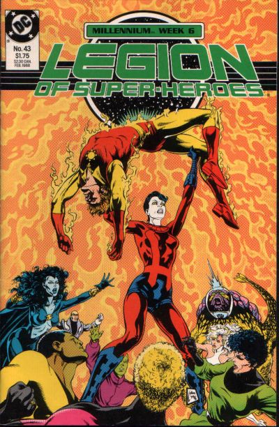 Legion of Super-Heroes #43-Very Fine (7.5 – 9)