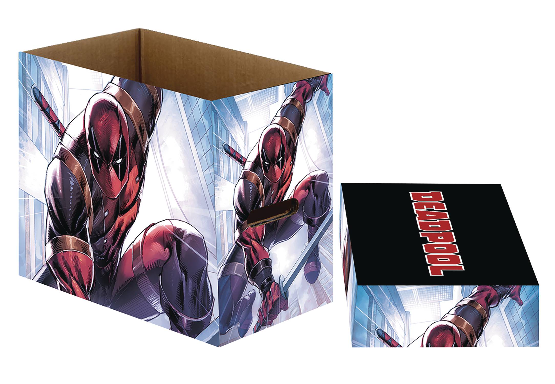 Marvel Deadpool Sword 5 Pack Short Comic Storage Box