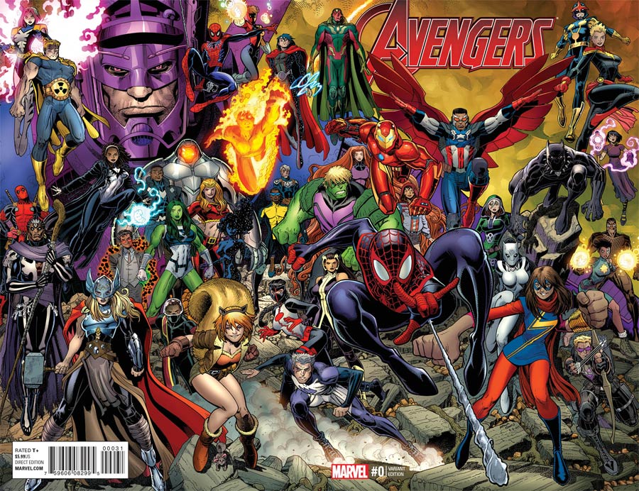 Avengers #0 by Adams Vinyl Poster