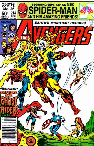 The Avengers #214 [Newsstand]-Very Fine 