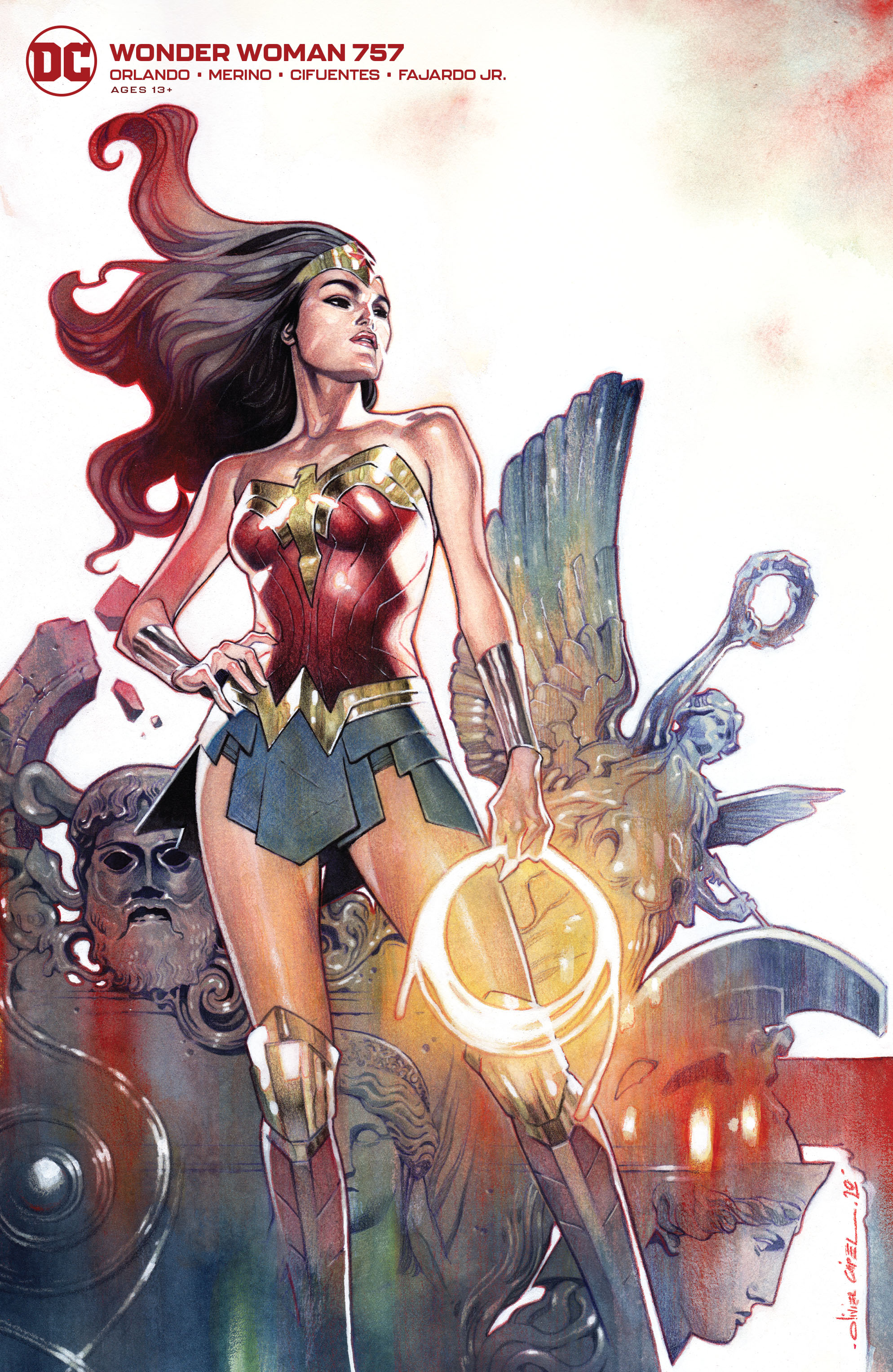Wonder Woman #757 Card Stock Olivier Coipel Variant Edition (2016)