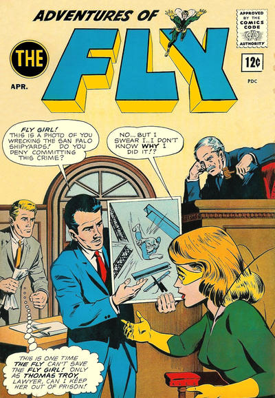 Adventures of The Fly #25 (1960)- G 2.0 (Cover Detached)