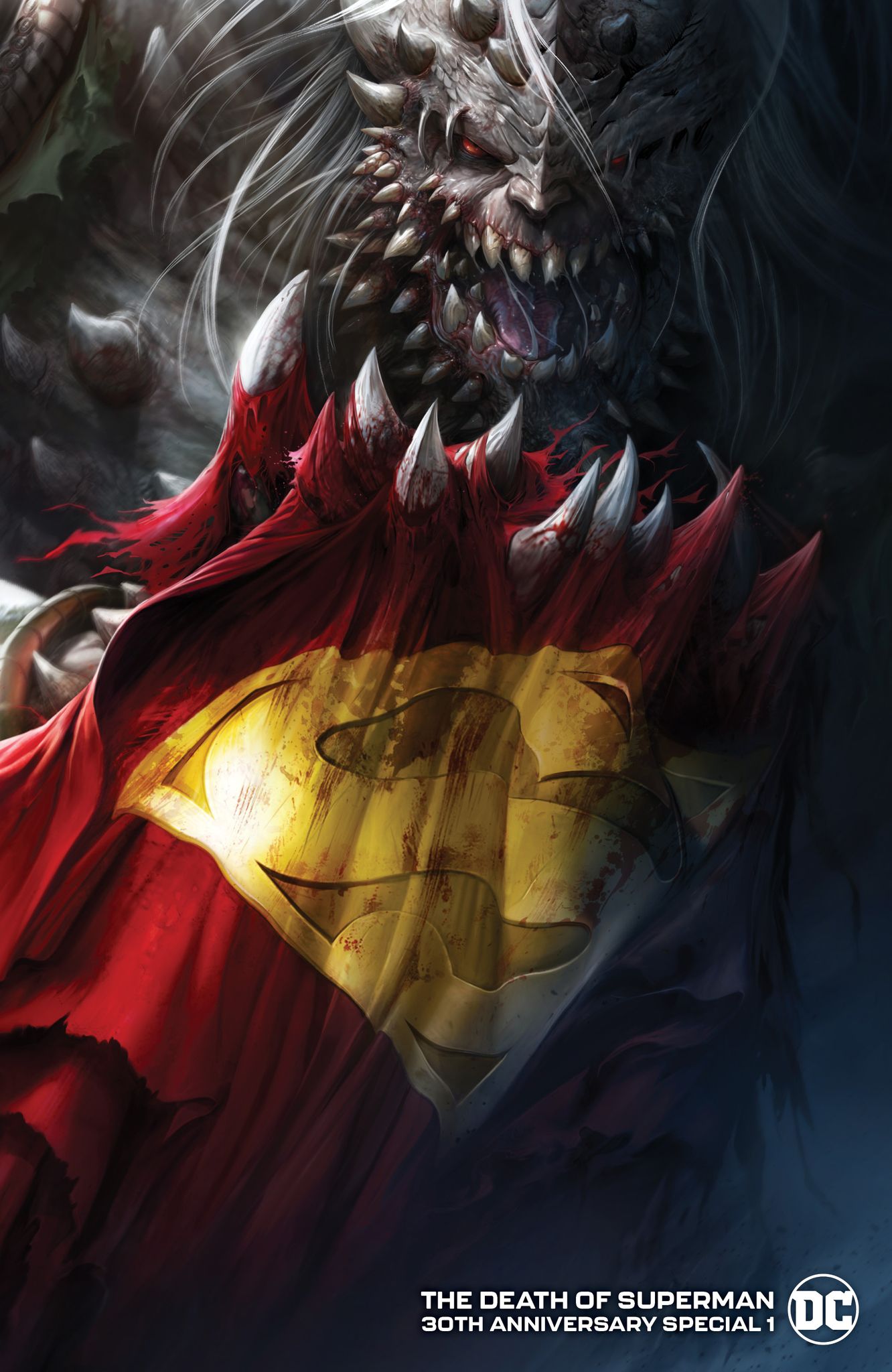 Death of Superman 30th Anniversary Special #1 (One-Shot) Cover G 1 for 25 Incentive Francesco Mattina Doomsday Foil Variant