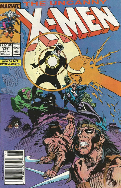 The Uncanny X-Men #249 [Newsstand] - Fn+