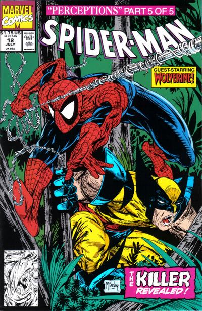 Spider-Man #12 (1990) [Direct]-Near Mint (9.2 - 9.8)