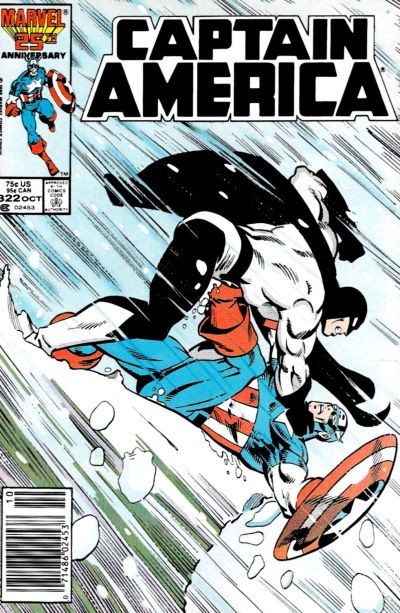Captain America #322 [Newsstand] - Vg/Fn 5.0