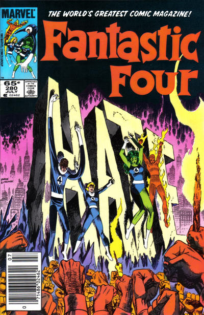 Fantastic Four #280 [Newsstand]-Good (1.8 – 3)