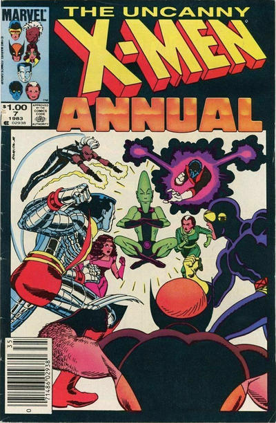 X-Men Annual #7 [Newsstand]-Fine (5.5 – 7)