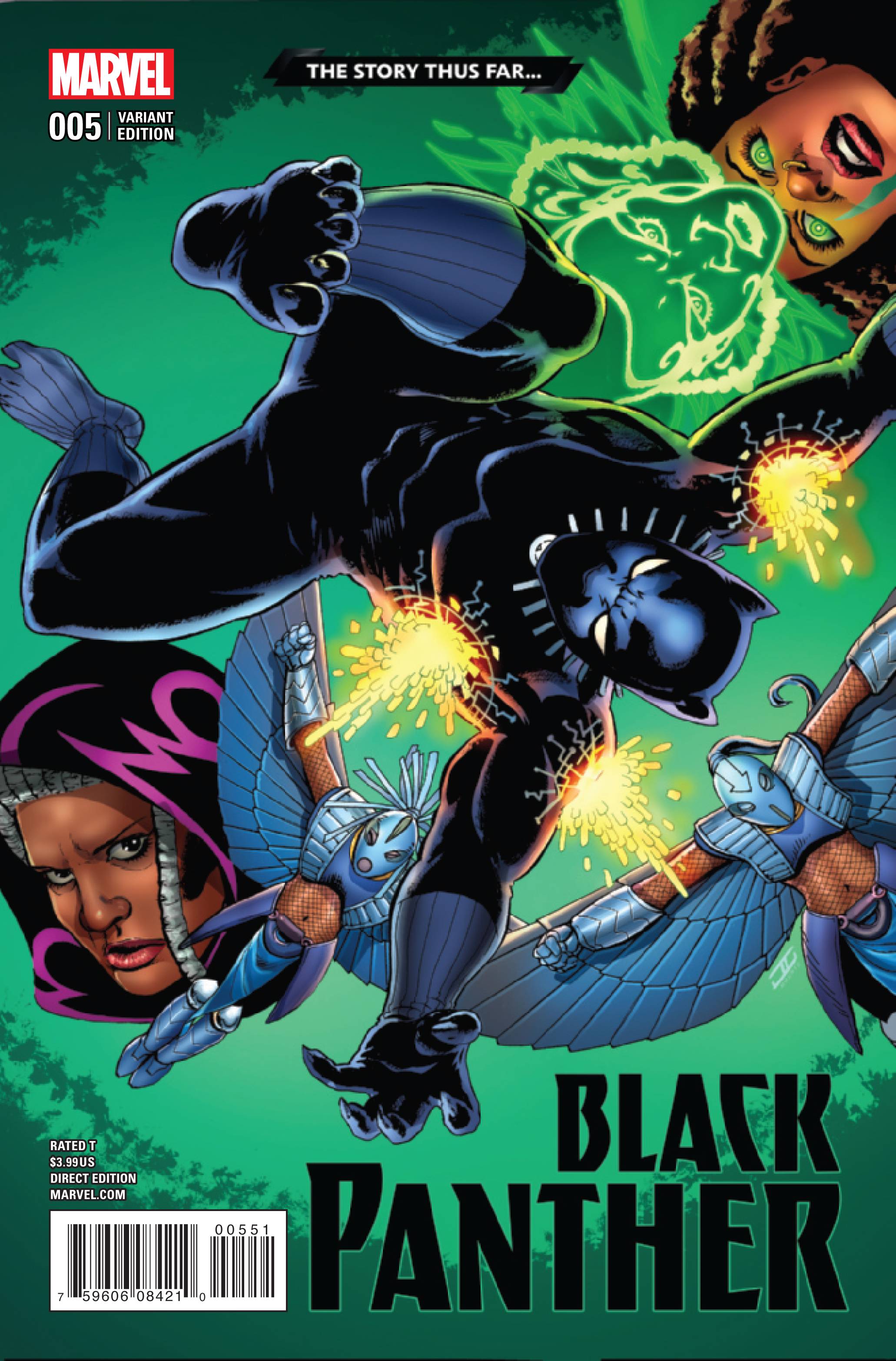 Black Panther #5 (Cassaday Story Thus Far Variant) (2016)