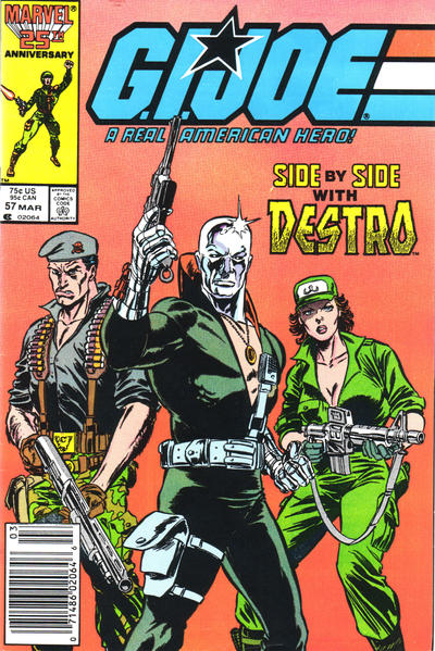 G.I. Joe, A Real American Hero #57 [Newsstand](1982)-Very Fine (7.5 – 9)