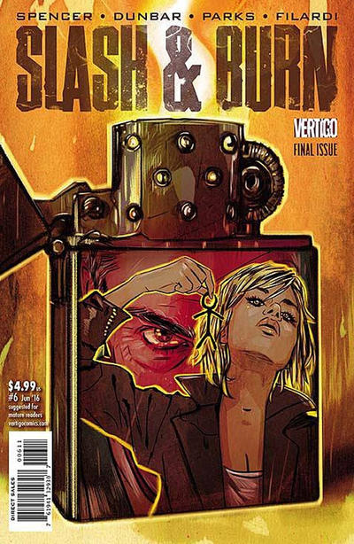 Slash & Burn #6-Very Fine (7.5 – 9) Final Issue