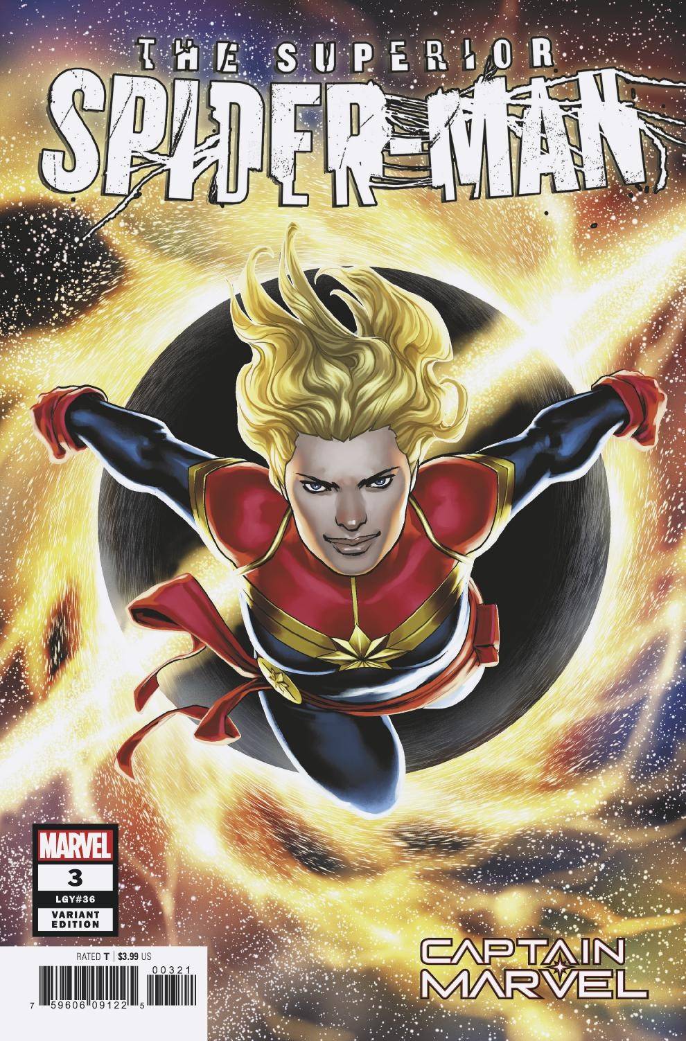 Superior Spider-Man #3 Saiz Captain Marvel Variant