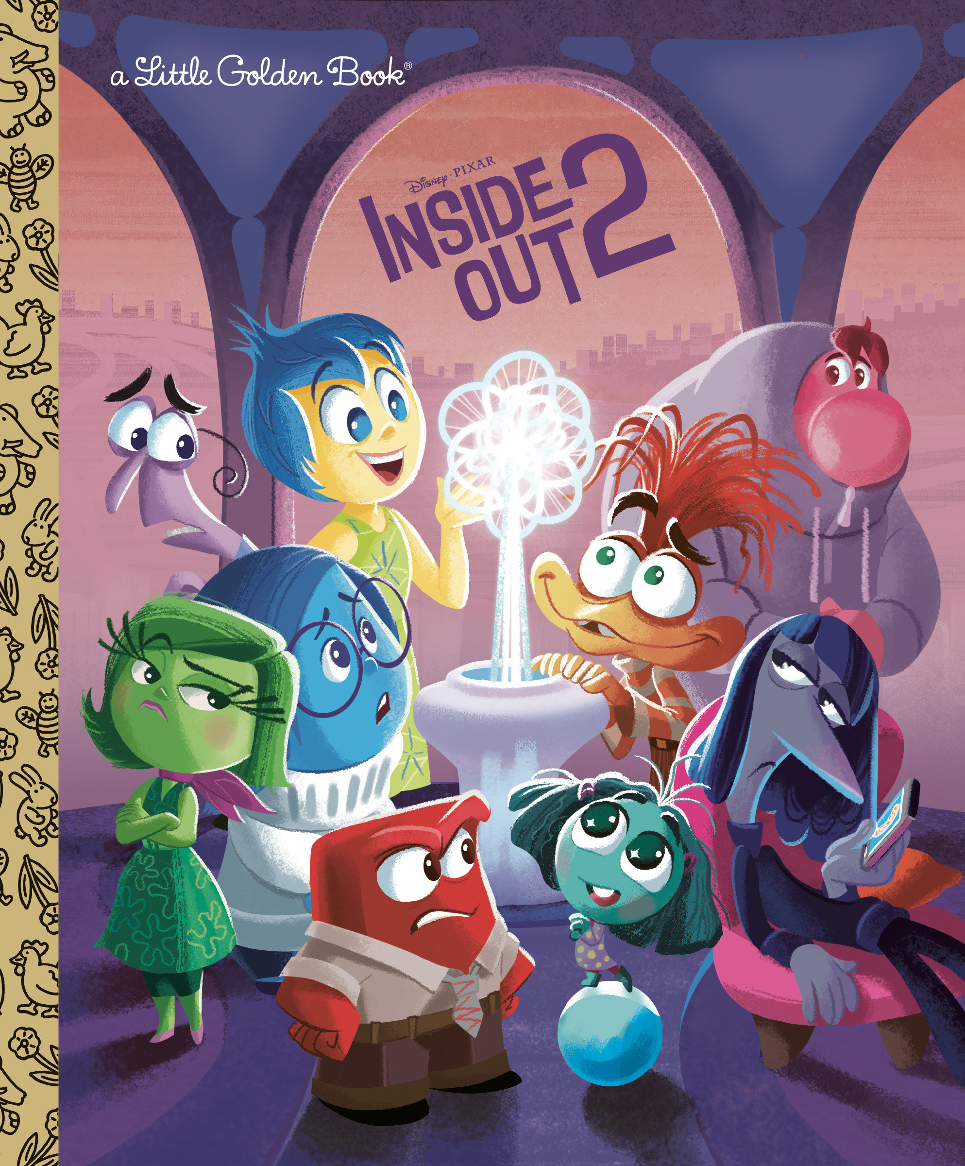 Disney Pixar Inside Out 2 Little Golden Book Hardcover