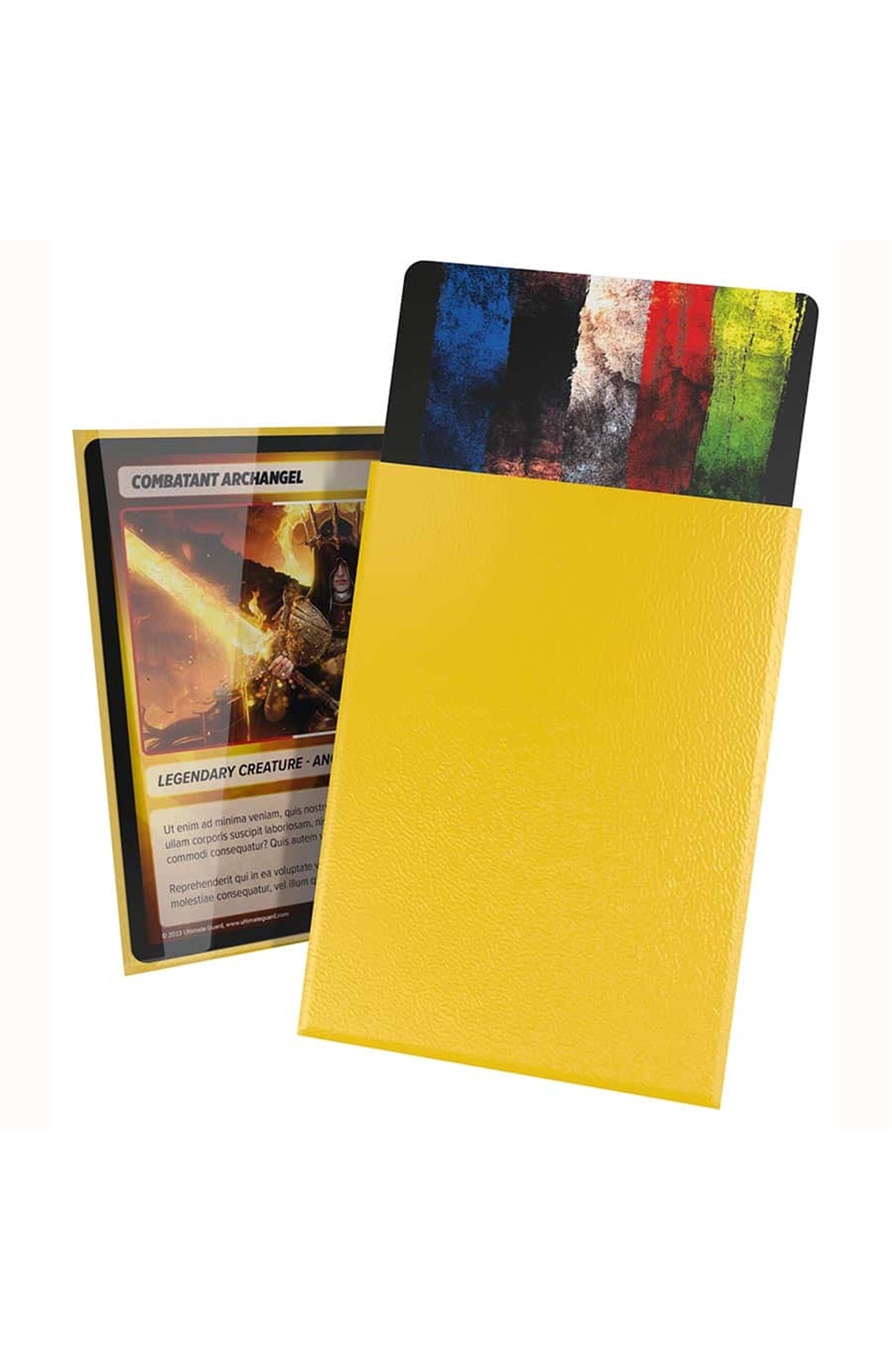 Cortex Sleeves: Standard Size Glossy Yellow (100Ct)