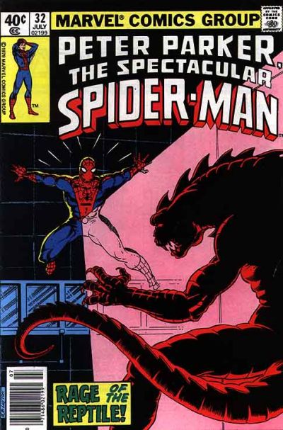 The Spectacular Spider-Man #32 [Newsstand](1976)-Very Fine (7.5 – 9)