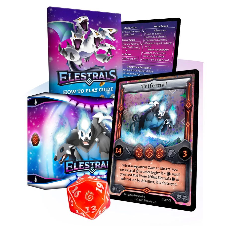 Elestrals Base Set Trifernal Starter Deck - 1st Edition
