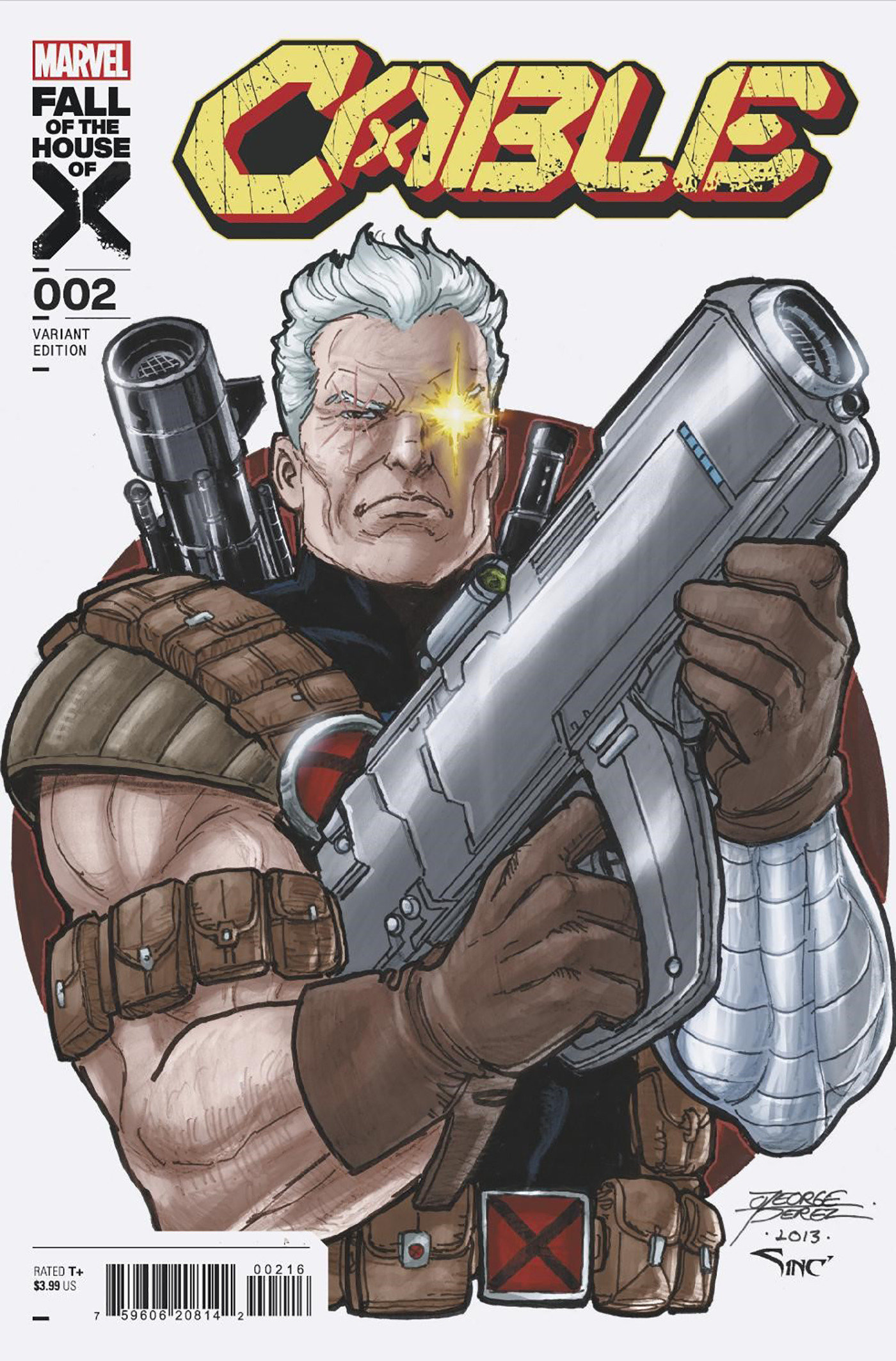 Cable #2 George Perez Variant (Fall of the House of X) 1 for 25 Incentive