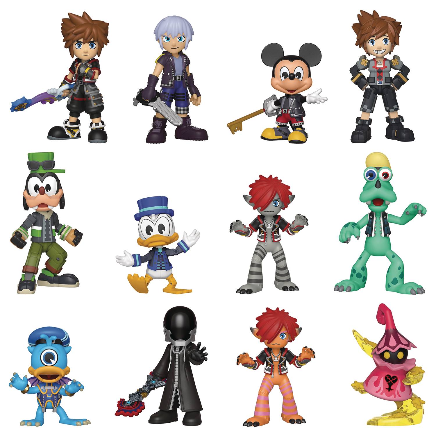 Mystery Minis Kingdom Hearts 3 12 Piece Blind Mystery Box Display