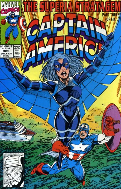 Captain America #389 [Direct]-Very Fine 