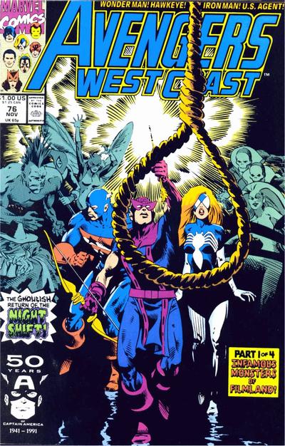 Avengers West Coast #76 [Direct]-Very Good (3.5 – 5)