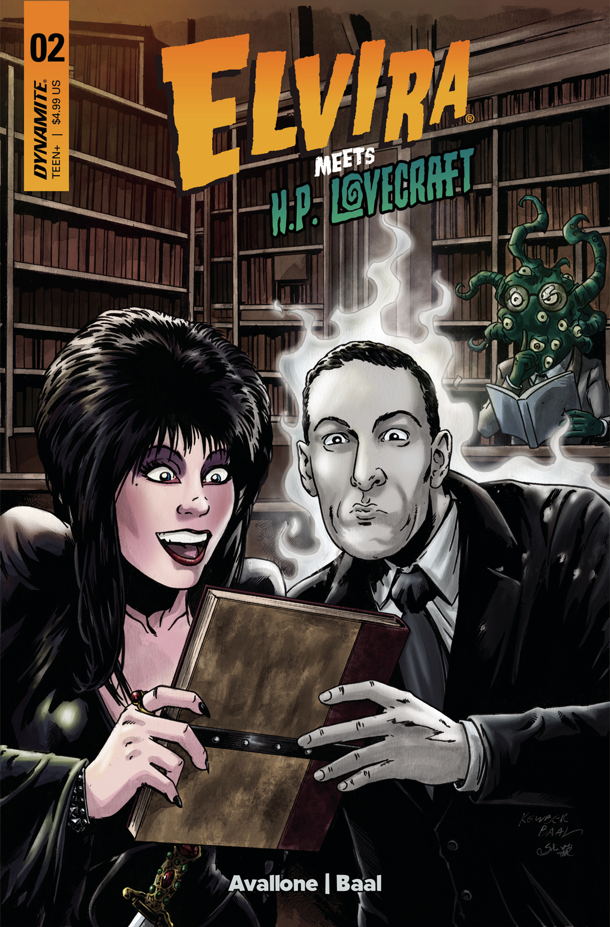 Elvira Meets HP Lovecraft #2 Cover B Baal