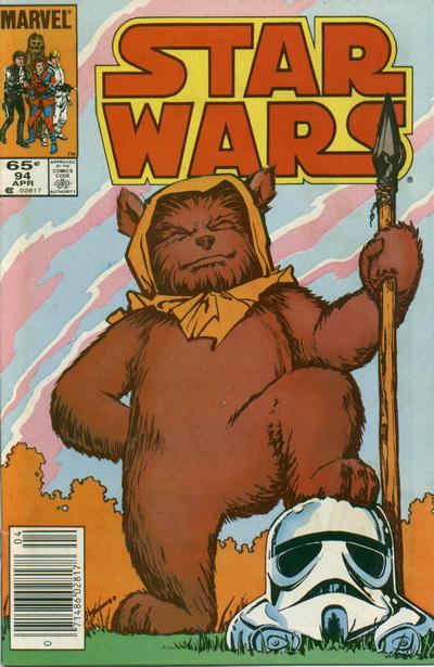 Star Wars #94 [Newsstand]-Very Good (3.5 – 5) [Classic Ewok Cover!]