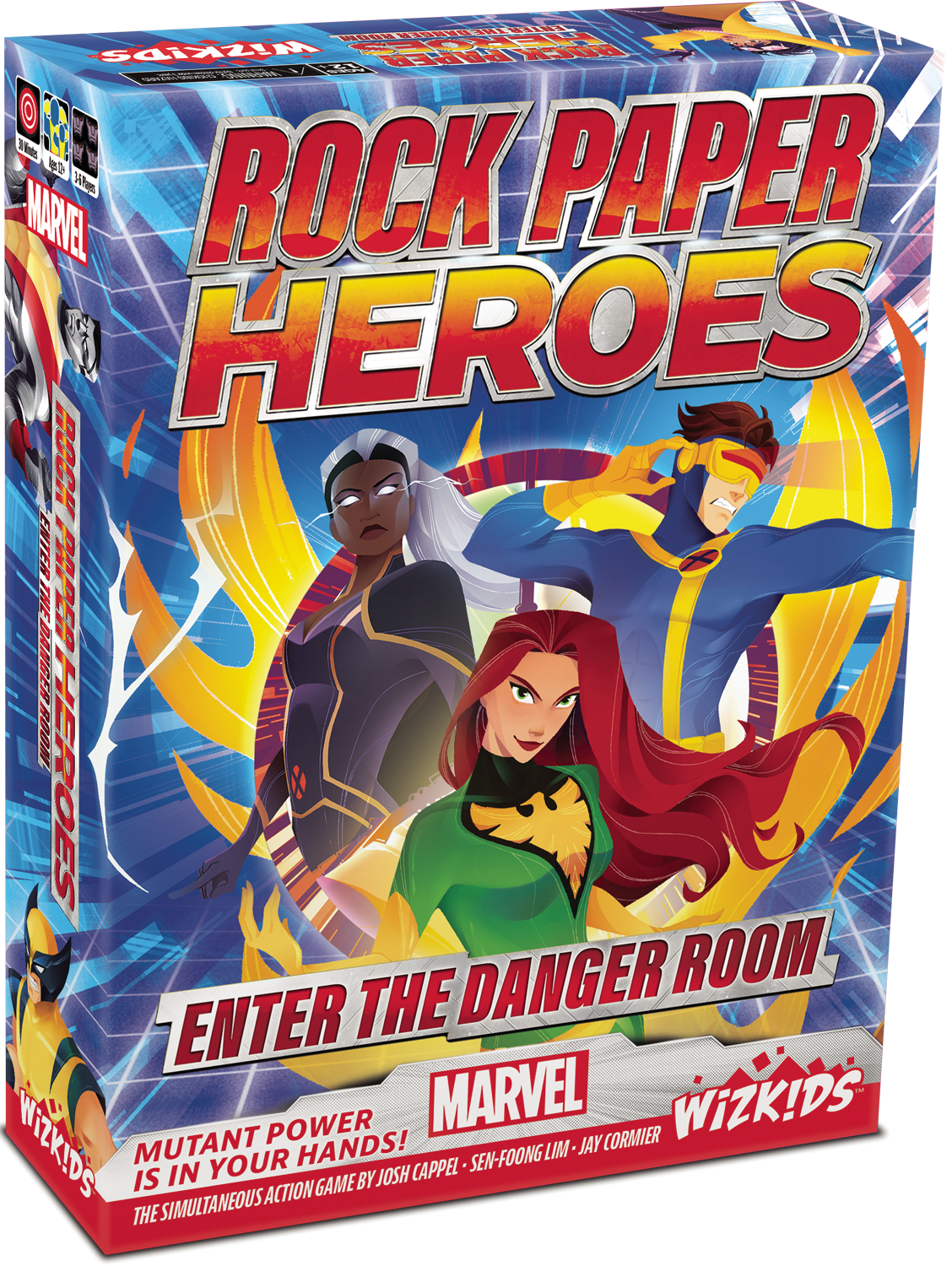 Marvel Rock Paper Heroes Enter Danger Room Board Game