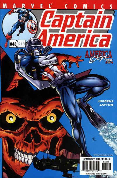 Captain America #46 [Direct Edition]-Near Mint (9.2 - 9.8)