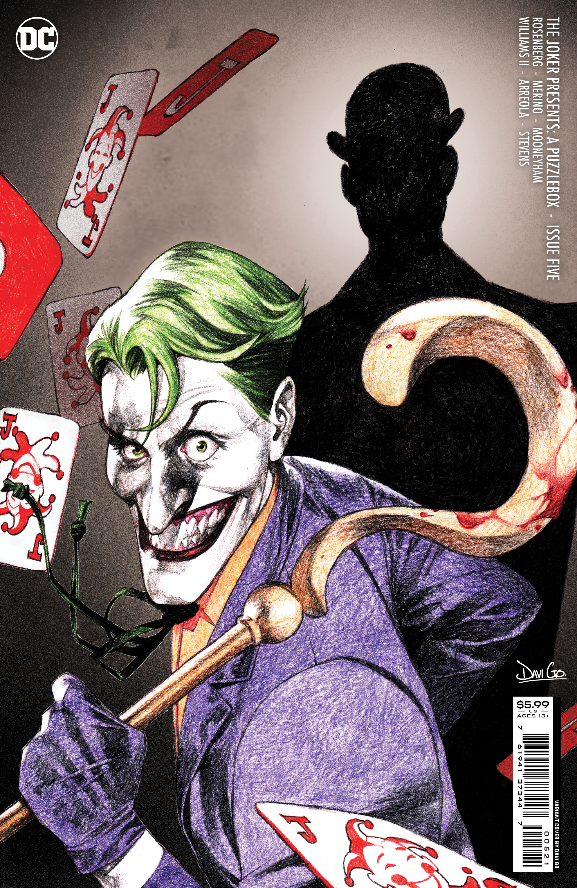 Joker Presents A Puzzlebox #5 Cover B Davi Go Card Stock Variant (Of 7)
