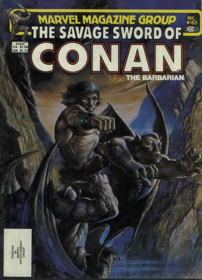 The Savage Sword of Conan #83 [Direct]