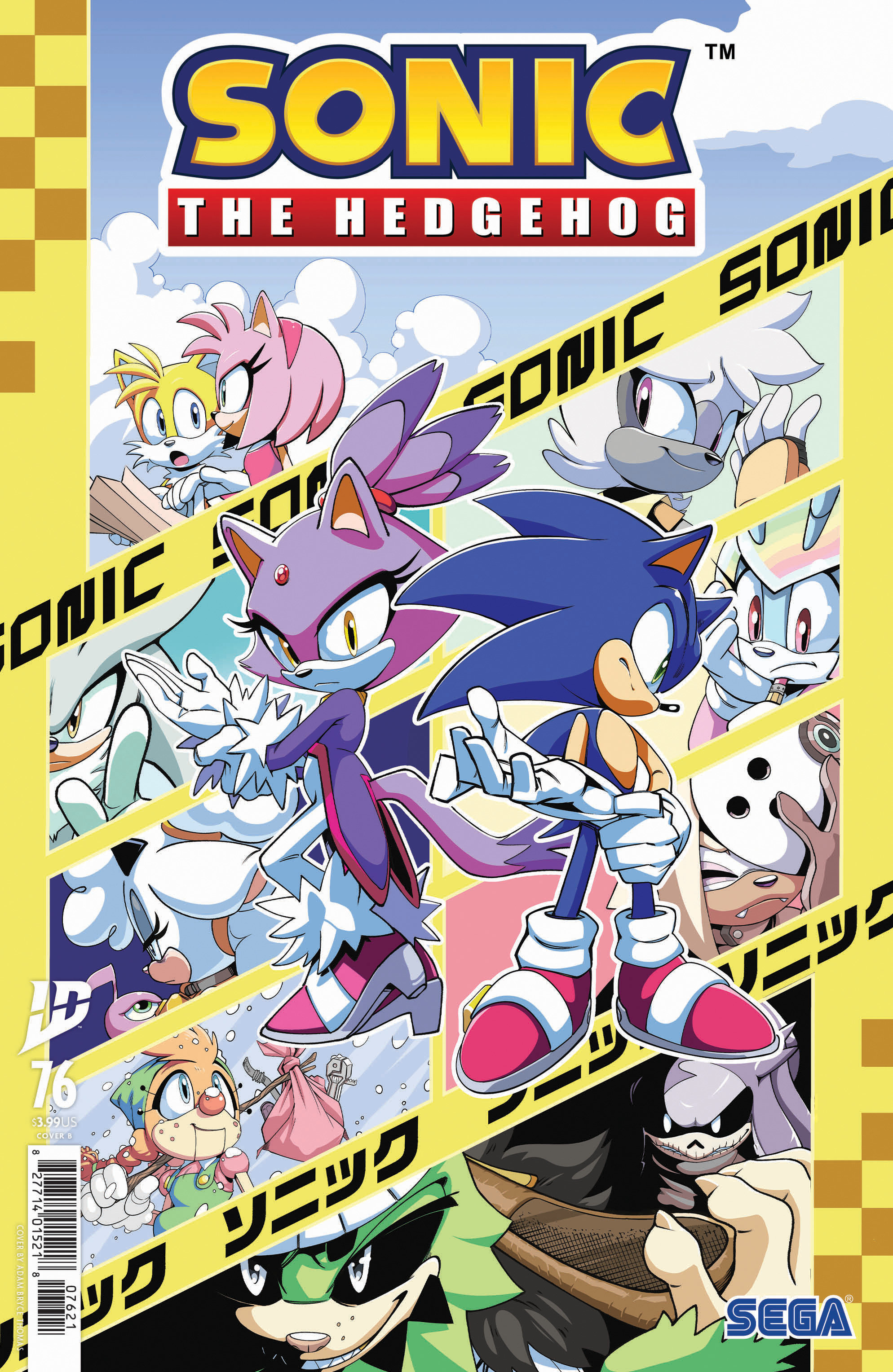 Sonic the Hedgehog #76 Cover B Thomas