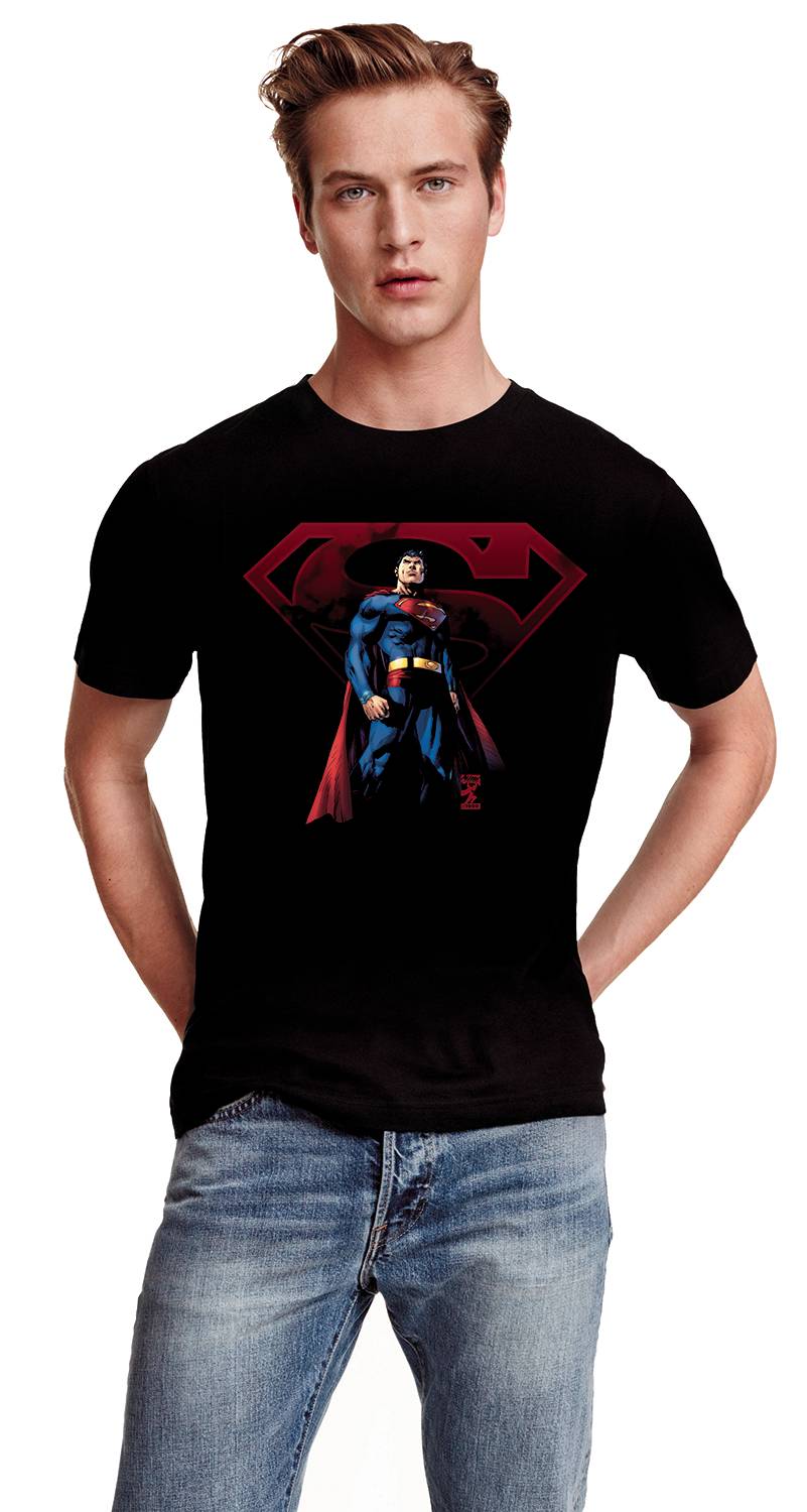 Man of steel outlet t shirt