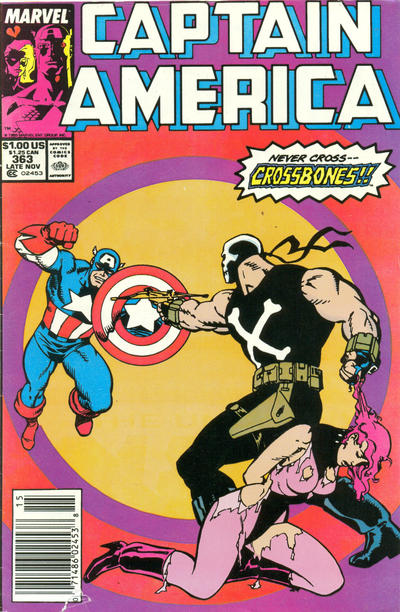 Captain America #363 [Newsstand]-Fine (5.5 – 7)