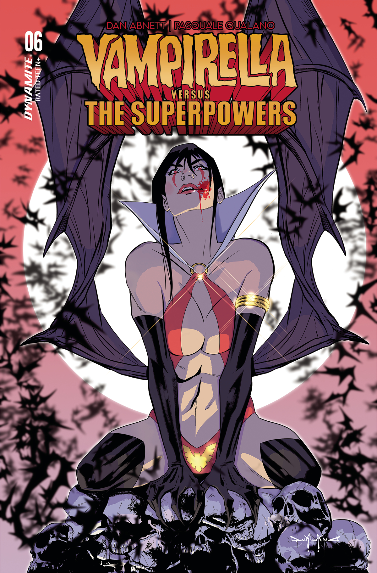 Vampirella Vs Superpowers #6 Cover E Qualano