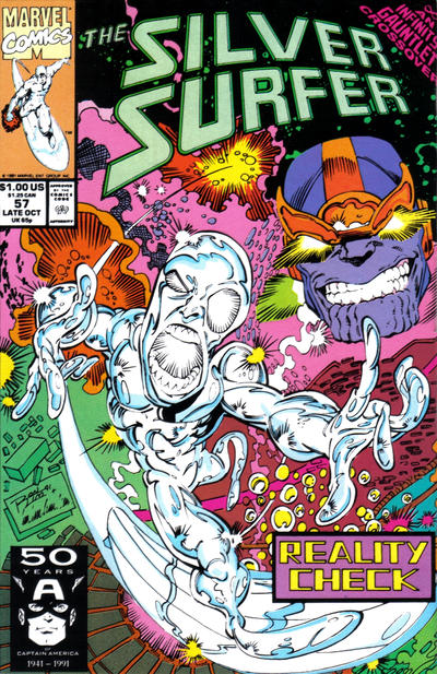 Silver Surfer #57 - Vf-